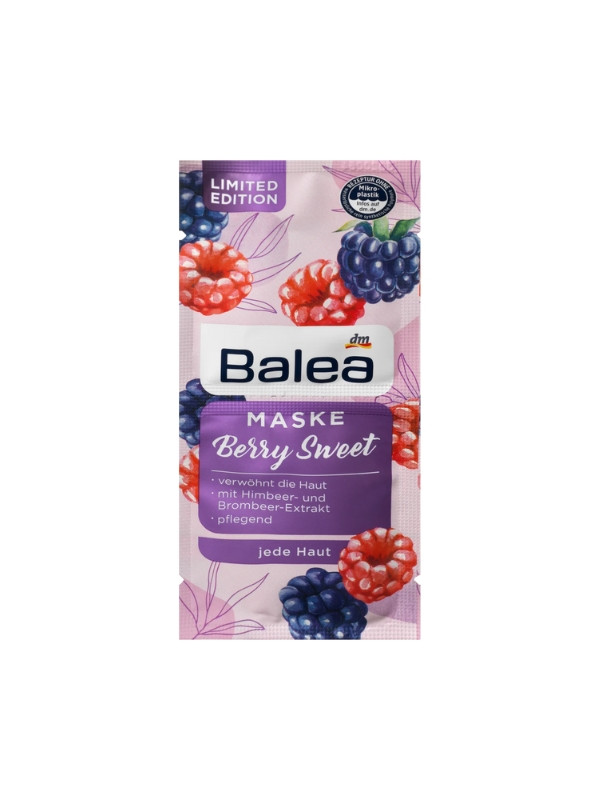 Balea Maseczka do twarzy Berry Sweet 2x8 ml 