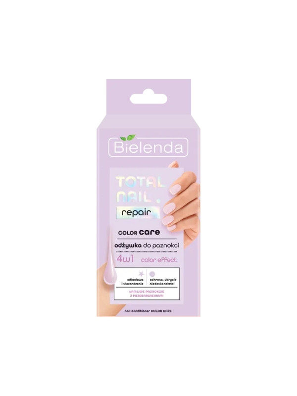 Bielenda Total Naill Odżywka do paznokci 4w1 Color Care 10 ml