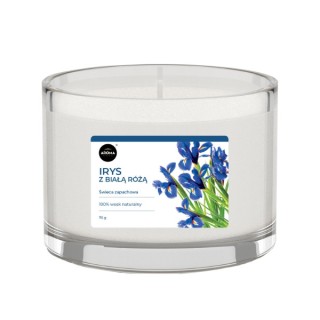 Aroma Home Iris with White Rose scented candle 115 g