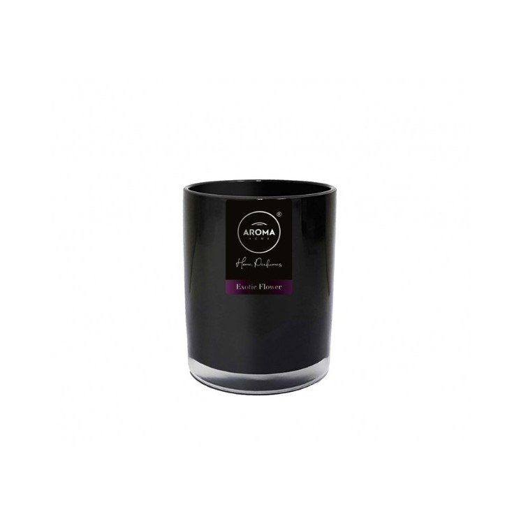Aroma Home Black Series Exotic Flower Scented Candle 155 g