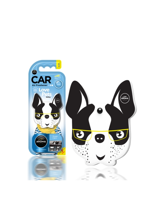 Aroma Car Dog Zawieszka zapachowowa do samochodu Ocean Calm 1 sztuka