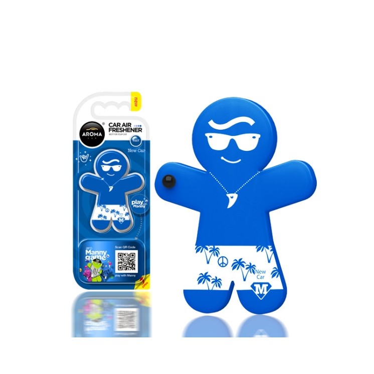 Підвіска ароматизатор Aroma Car Manny New Car , 1 шт