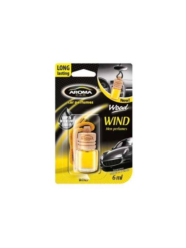 Aroma Car Wood Odświeżacz powietrza do samochodu Wind 6 ml