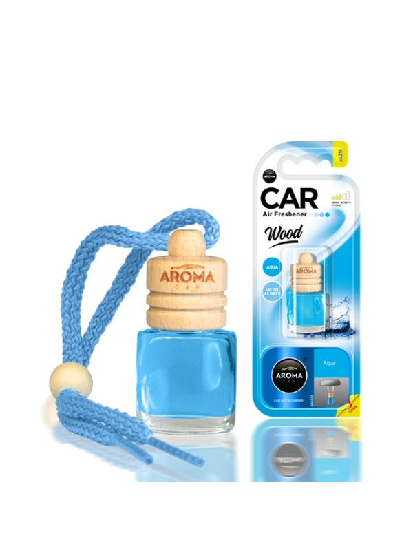 Aroma Car Wood Odświeżacz powietrza do samochodu Aqua 6 ml