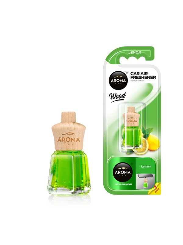 Aroma Car Wood Mini Odświeżacz powietrza do samochodu Lemon 4 ml