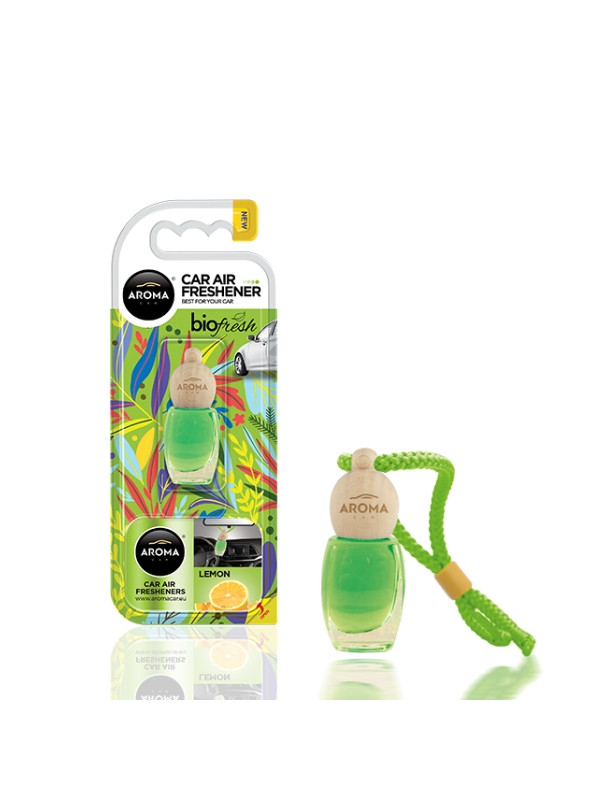 Aroma Car Bio Fresh Odświeżacz powietrza do samochodu Lemon 8 ml