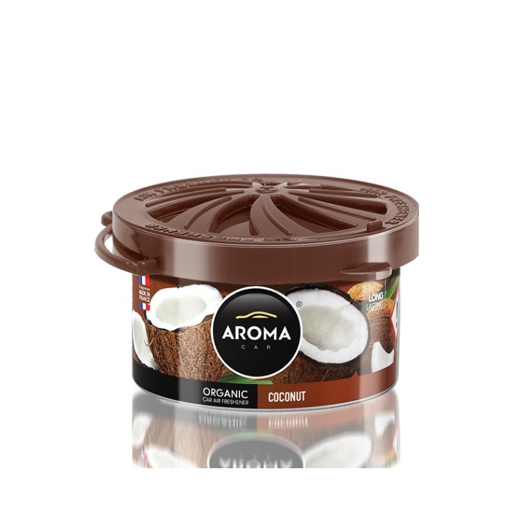 Автомобільний ароматизатор Aroma Car Organic Coconut 40 г