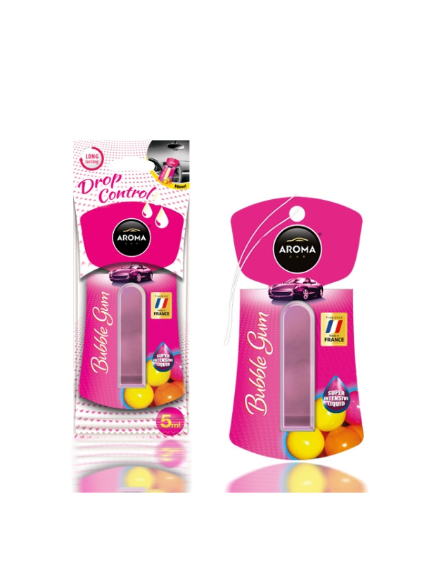 Aroma Car Drop Control Zawieszka zapachowa do samochodu Bubble Gum 5 ml