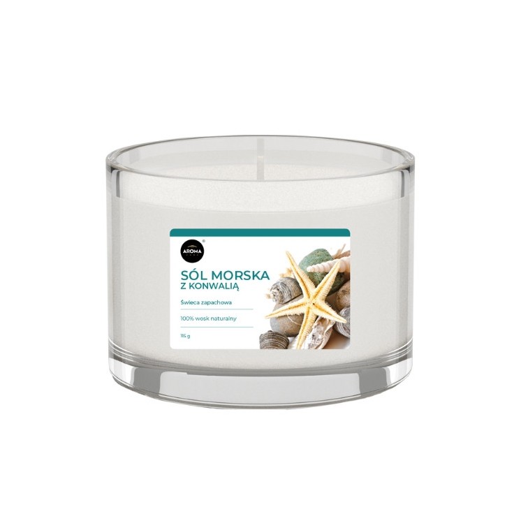 Aroma Home Scented candle Sea Salt with Lily of the Valley 115 g