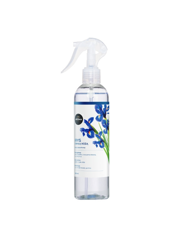 Aroma Home Odświeżacz powietrza w spray'u Irys z Białą Różą 300 ml