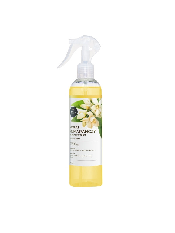 Aroma Home Odświeżacz powietrza w spray'u Kwiat Pomarańczy z Eukaliptusem 300 ml