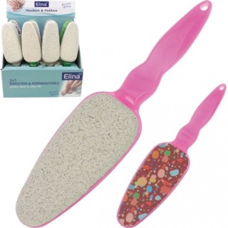 Pumice stone with file 2in1 1 piece