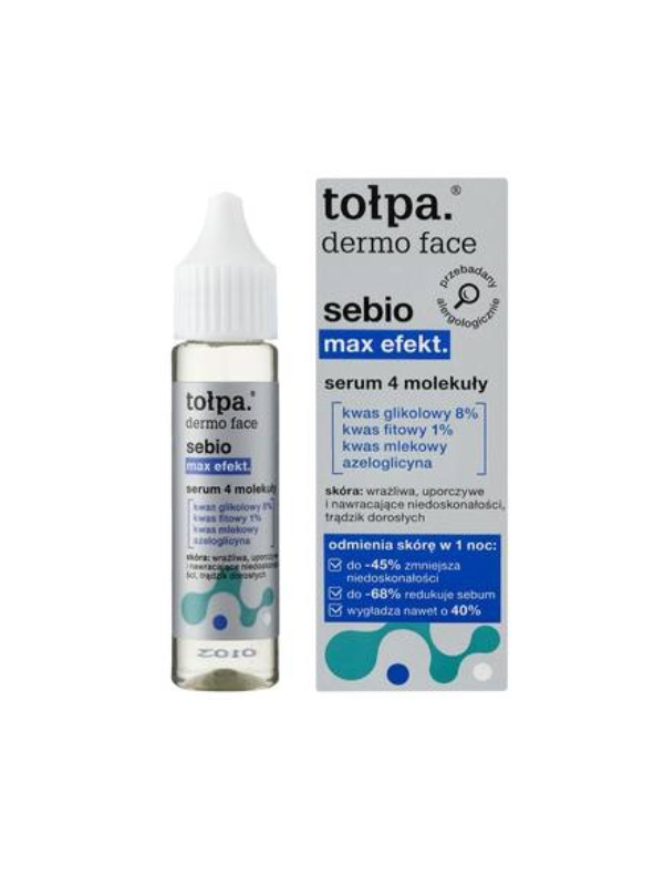 Tołpa Dermo Face Sebio Max Effect. Serum do twarzy 4 molekuły 20  ml