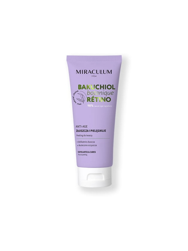 Miraculum Bakuchiol Anti Age pielęgnująco-złuszczający Peeling do twarzy 100 ml