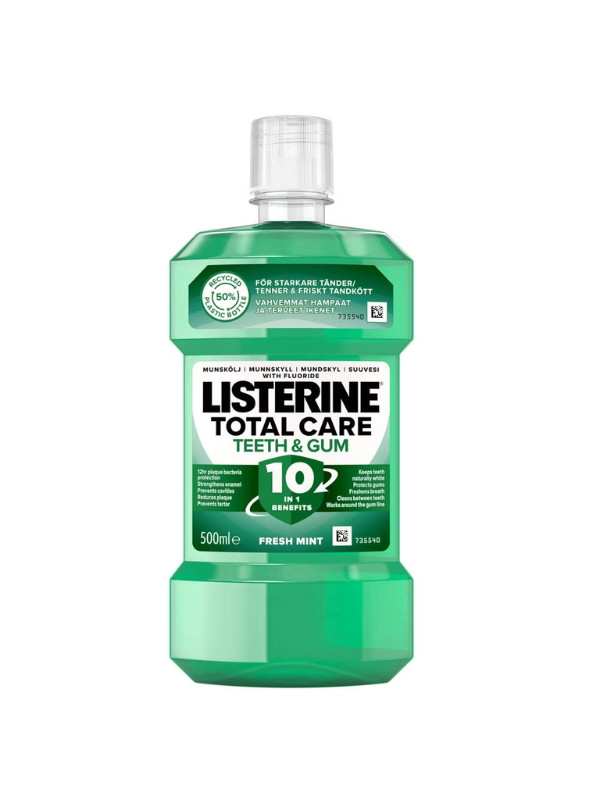 Listerine Płyn do płukania jamy ustnej Total Care Teeth & Gum 500 ml