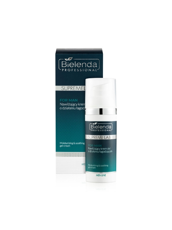 Bielenda Professional SUPREMELAB Men Line nawilżający Krem-żel do twarzy o działaniu łagodzącym 50 ml