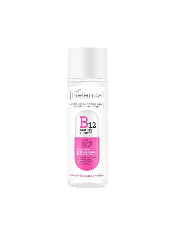 Bielenda B12 Beauty Vitamin witaminowa Woda micelarna do demakijażu 200 ml