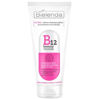 Bielenda B12 Beauty Vitamin vitamin, milk Strongly moisturizing body butter 200 ml