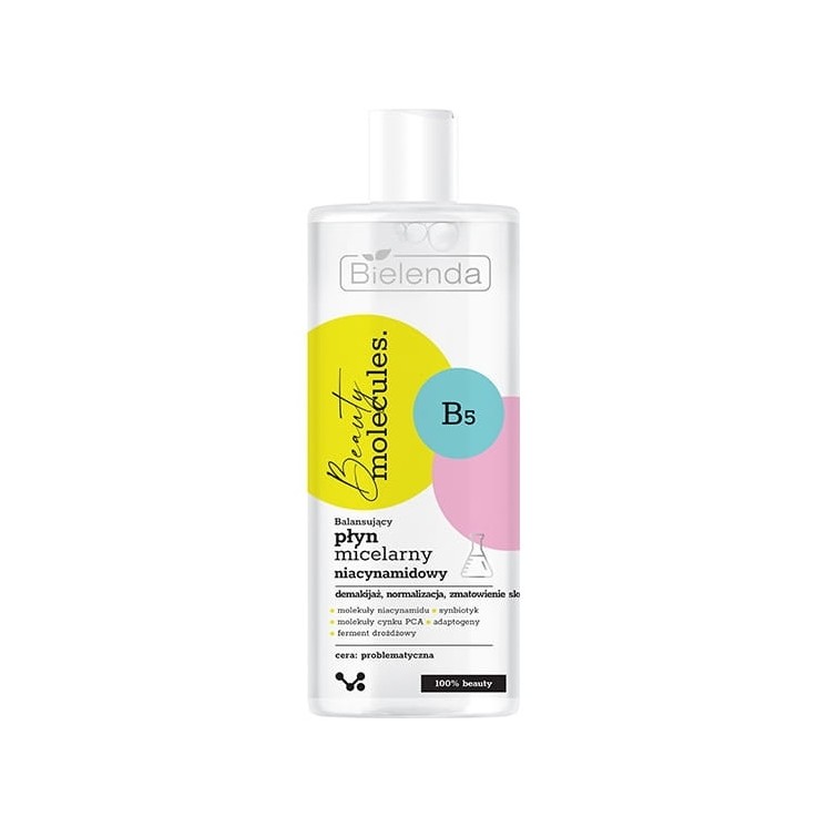 Bielenda Beauty Molecules balancing Micellar water for face niacinamide 500 ml