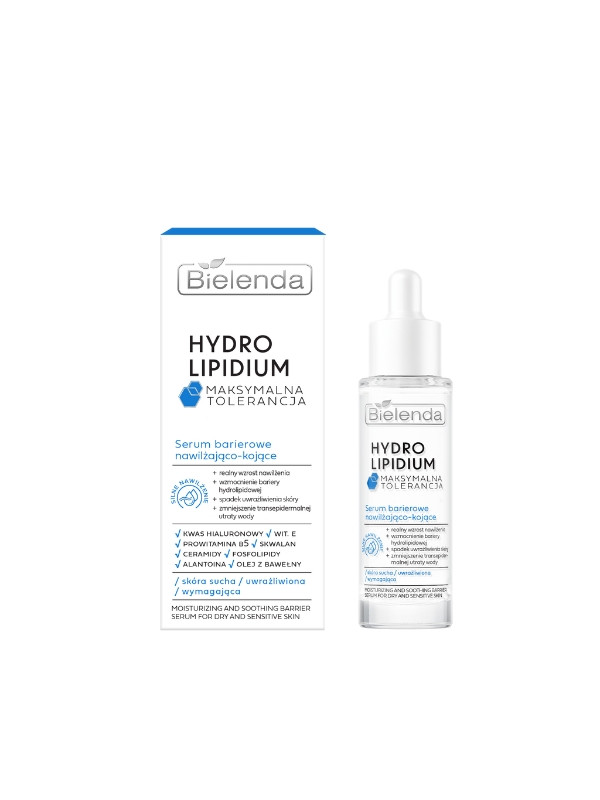 Bielenda Hydro Lipidium nawilżająco-kojące Serum do twarzy barierowe 30 ml