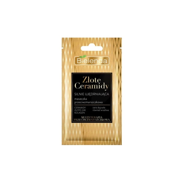 Bielenda ZŁOTE CERAMIDY проти зморшок Сильно зміцнююча маска для обличчя 8 мл