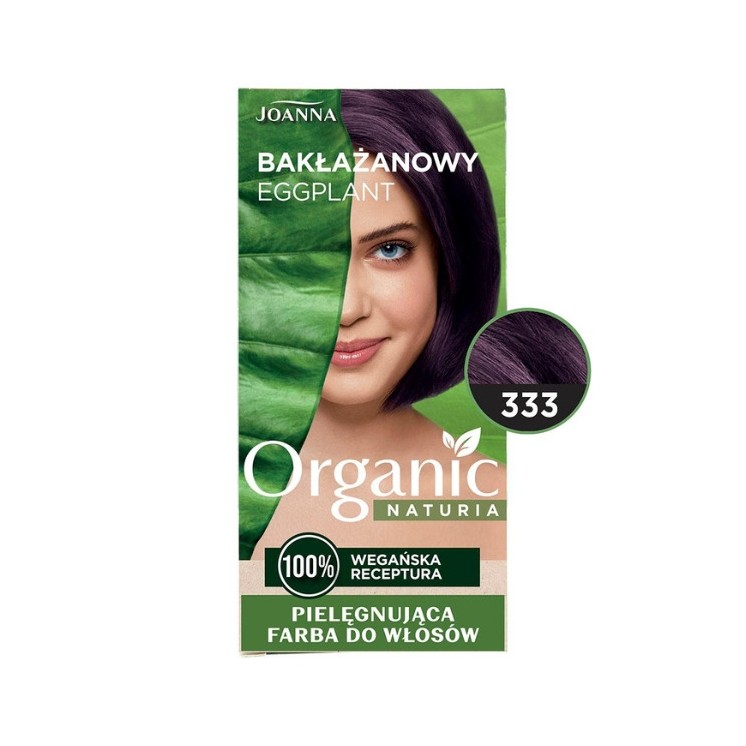 Joanna Naturia Organic Vegan Hair dye /333/ Eggplant
