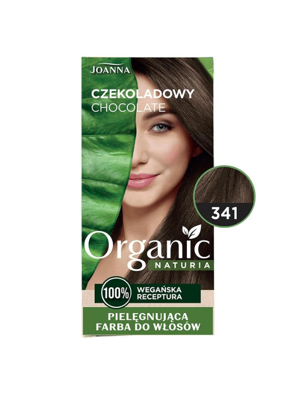 Joanna Naturia Organic Vegan Farba do włosów /341/ Czekoladowy