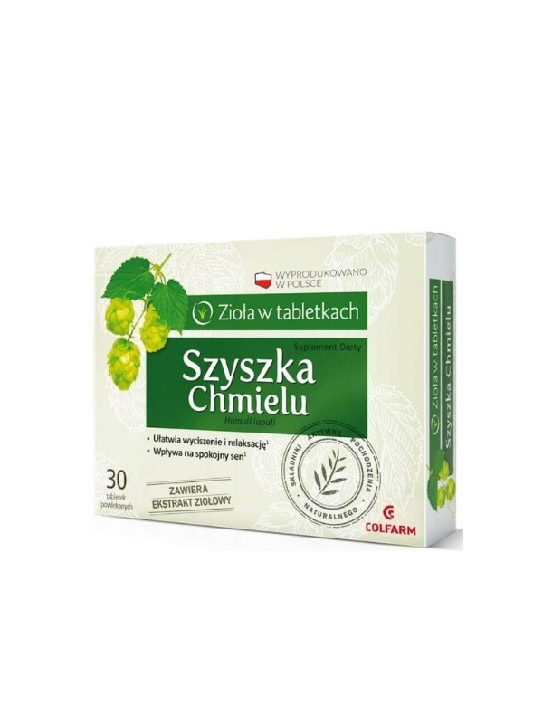 Szyszka chmielu 30 tabletek