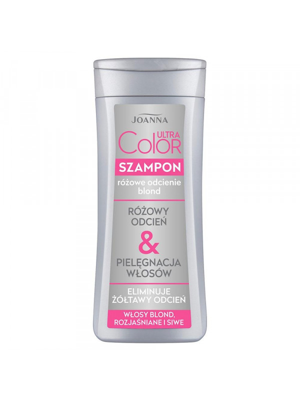 Joanna Ultra Color Szampon do włosów różowy blond 200 ml