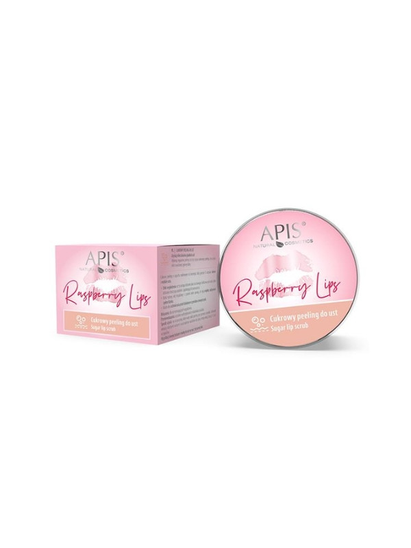 Apis Raspberry Lips cukrowy Peeling do ust 10 ml