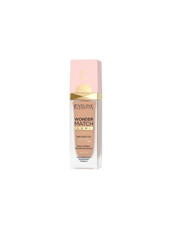 Eveline Wonder Match Lumi Podkład rozświetlający /25/ Sand Beige 30 ml