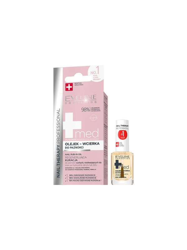 Eveline Professional Nail Therapy Med+ Olejek-wcierka do paznokci 12 ml