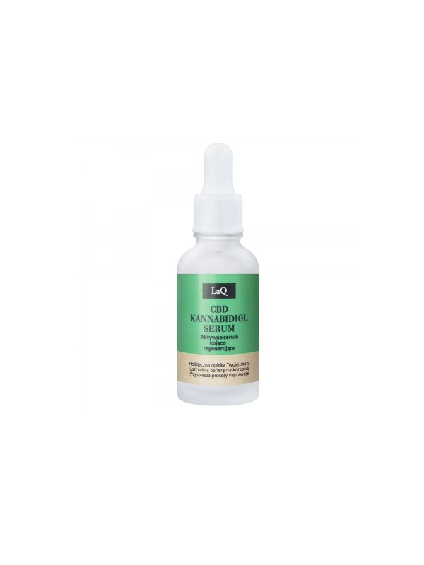 LaQ CBD Kannabidiol Serum do twarzy kojąco-regenerujące 30 ml