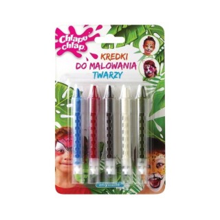 Chlapu Chlap миються олівці для малювання обличчя Boy 5 шт