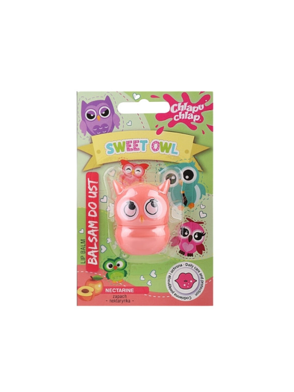 Chlapu Chlap Sweet Owl Balsam do ust Nektarynka 7 g