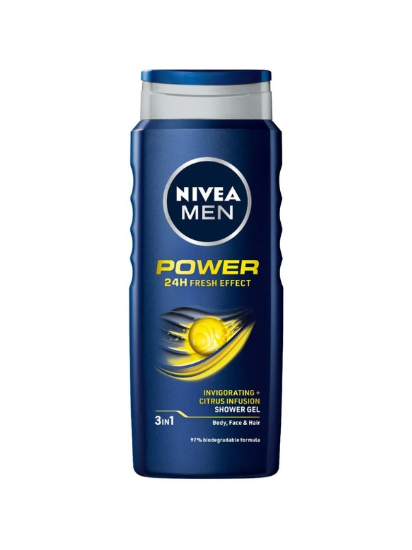 NIVEA MEN Żel pod prysznic Power Fresh Effect 500 ml