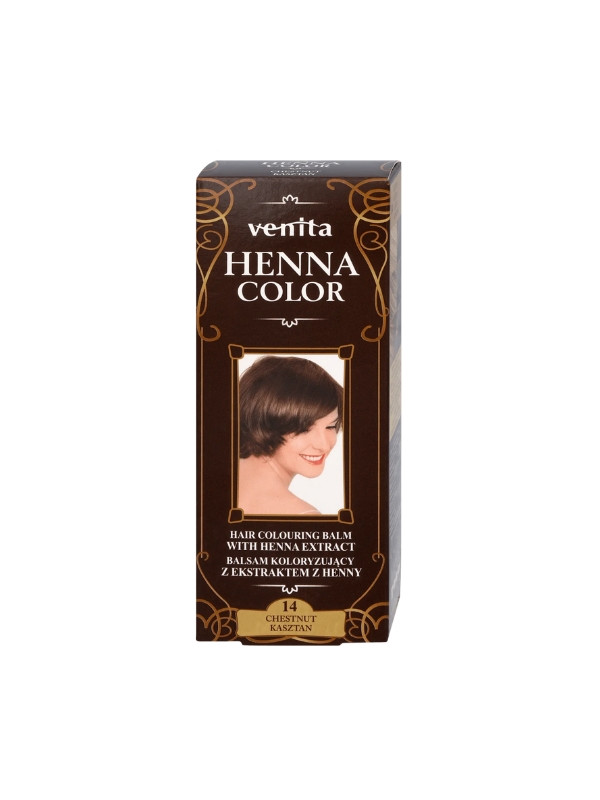 Venita Henna Color Balsam koloryzujący z ekstraktem z henny /14/ Kasztan 75 ml