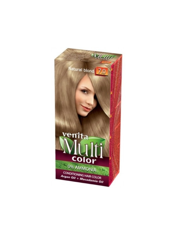 Venita Multi Color Farba do włosów /7.0/ Naturalny Blond 50 ml