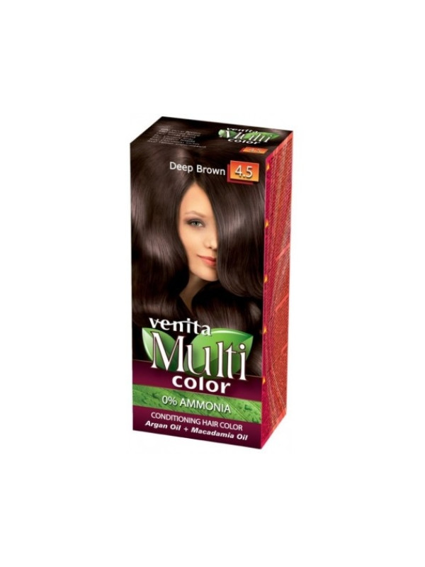 Venita Multi Color Farba do włosów /4.5/ Ciemny Brąz 50 ml