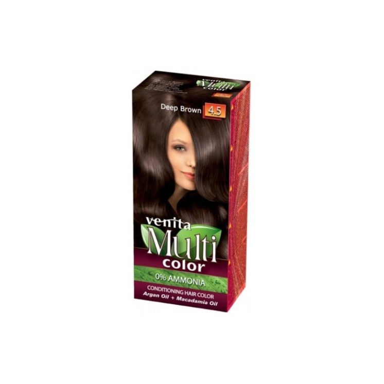 Фарба для волосся Venita Multi Color /4. 5 / Темно-коричневий 50 мл