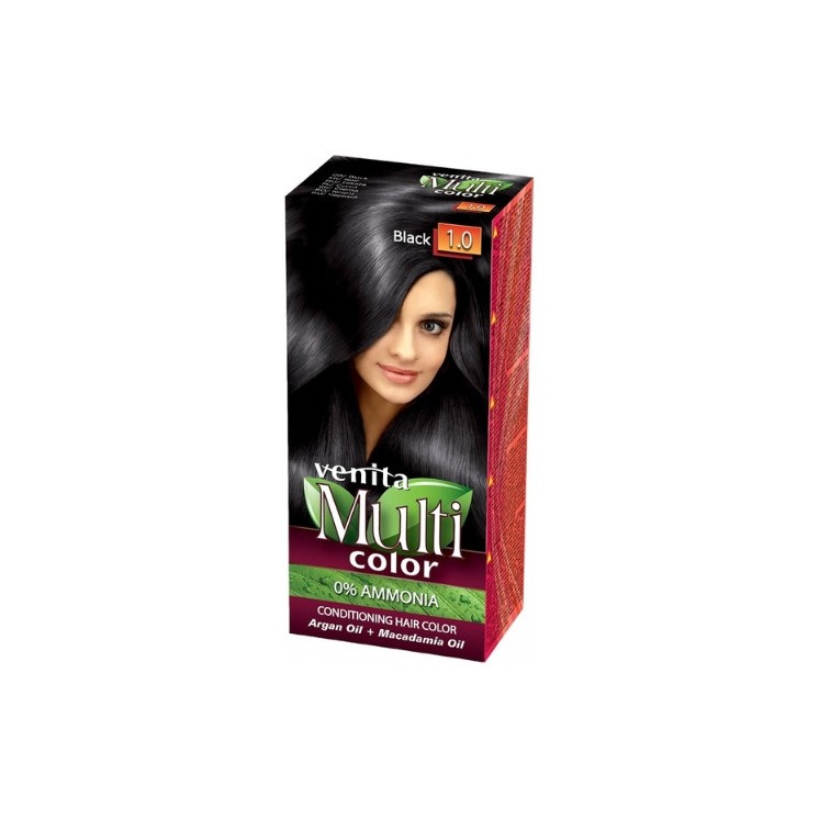 Venita Multi Color Hair dye /1.0/ Black 50 ml