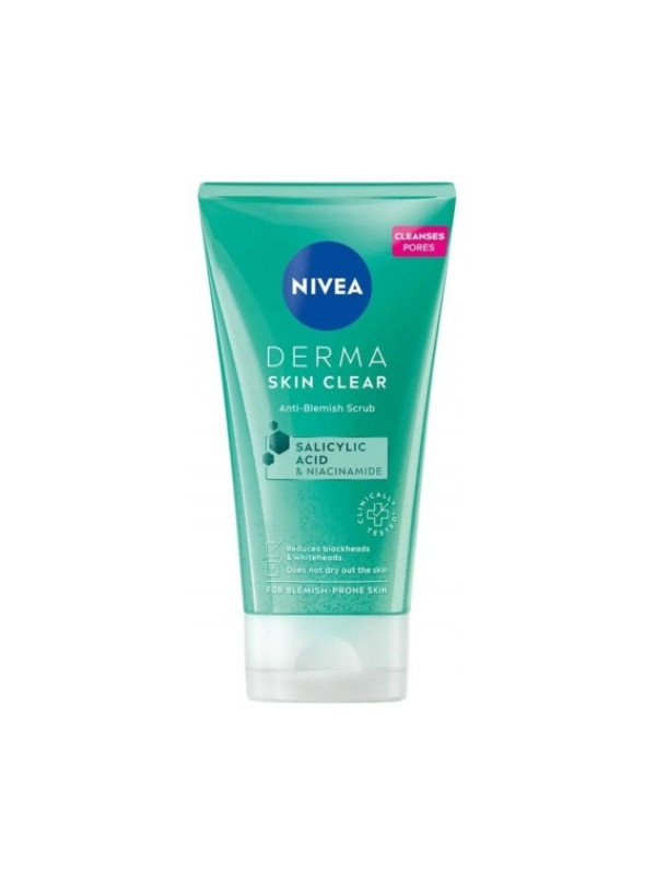 Nivea Derma Skin Clear Peeling do twarzy przeciw niedoskonałościom 150 ml