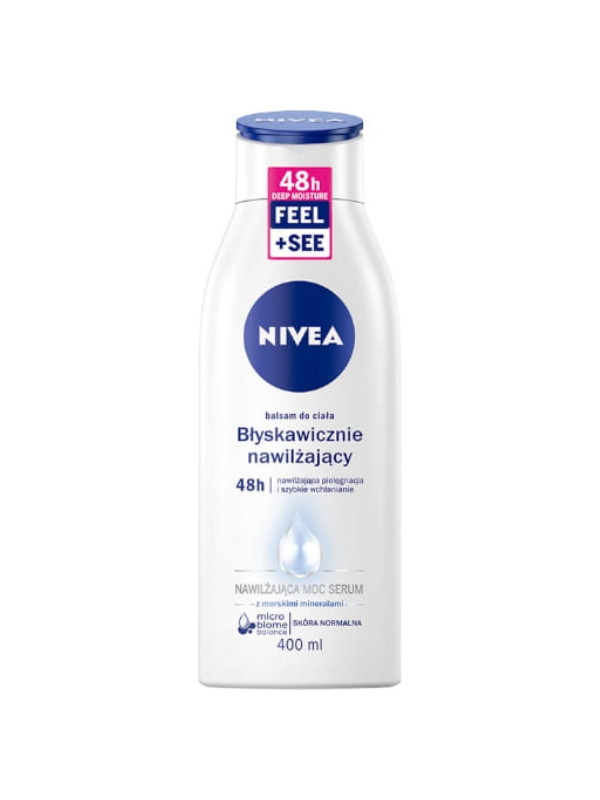 Nivea Błyskawicznie nawilżający Balsam do ciała 400 ml