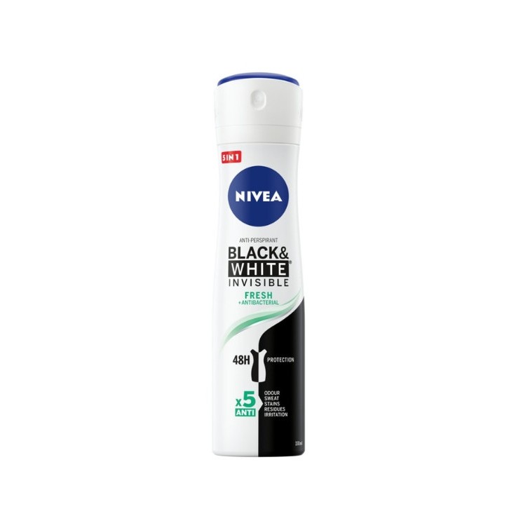 Дезодорант-спрей Nivea Black & White Invisible Fresh 150 мл