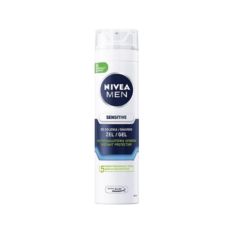 Гель для гоління Nivea Men Soothing Sensitive 200 мл