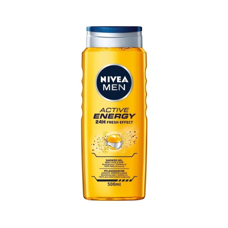 NIVEA Men Active Energy Shower Gel 500 ml