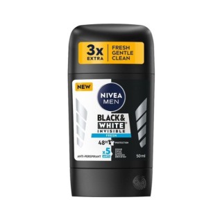 Nivea Men Black & White Invisible Fresh Antiperspirant Stick 50 мл