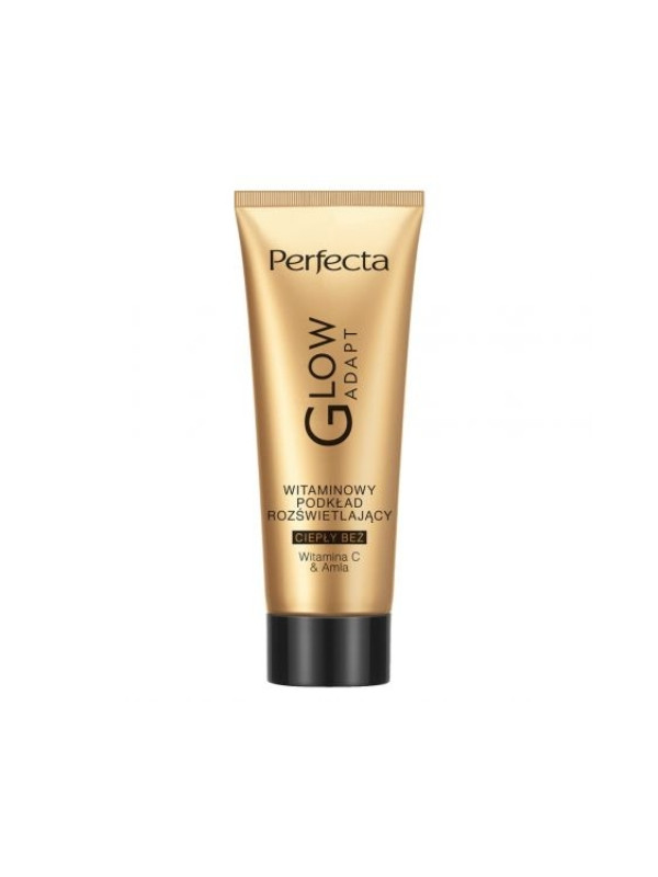 Dax Perfecta Glow Adapt witaminowy Podkład rozświetlający Ciepły Beż 30 ml