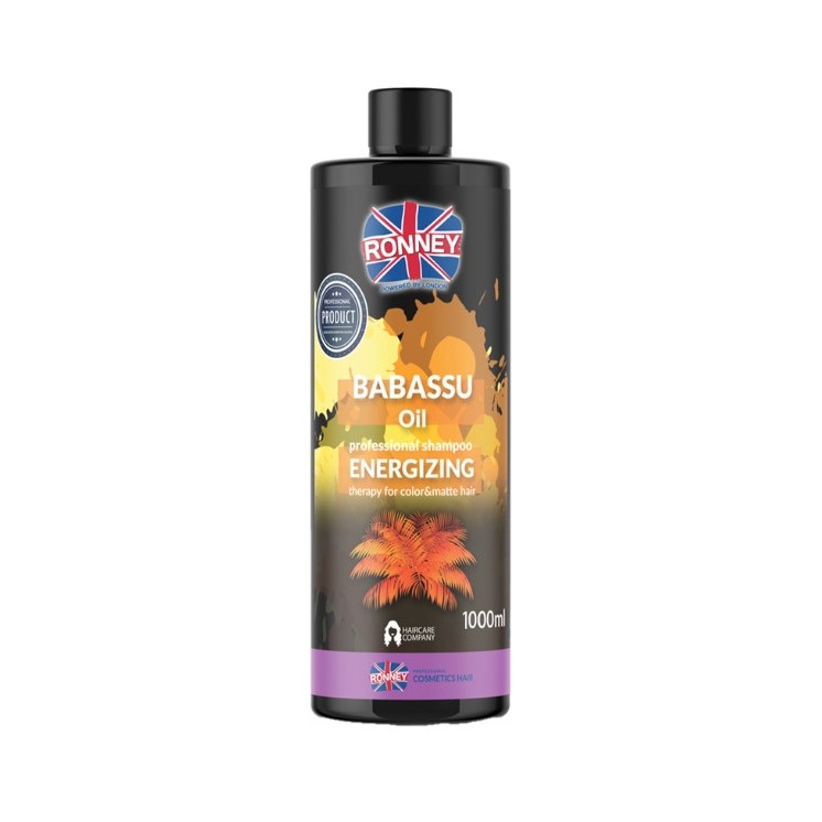 Ronney Professional Energizing Shampoo for colored and dull hair Babassu Oil 1000 ml