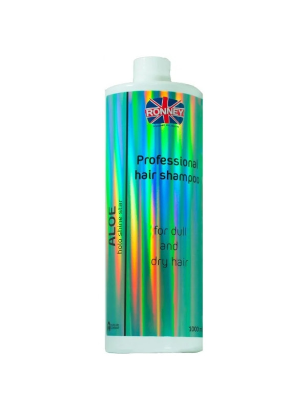 Ronney Professional Holo Shine Star nawilżający Szampon do włosów suchych i matowych Aloe 1000 ml